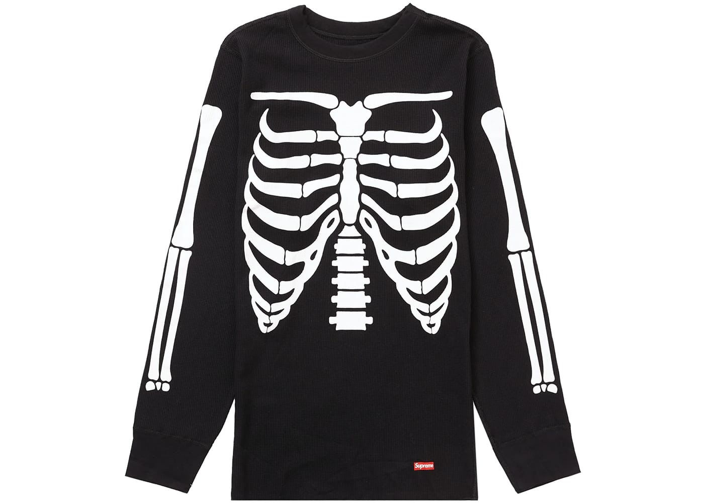 Tričko Supreme Hanes Bones Thermal Crew Čierna | 12353, 0