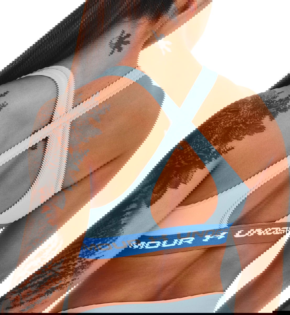 Podprsenka Under Armour Crossback Mid Bra Modrá | 1361034-478, 1