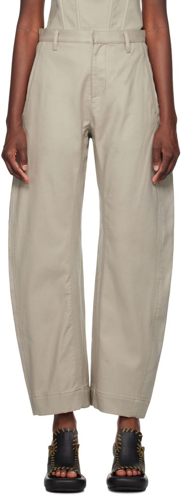Nohavice Dion Lee Arch Trousers Béžová | C2162F23, 0