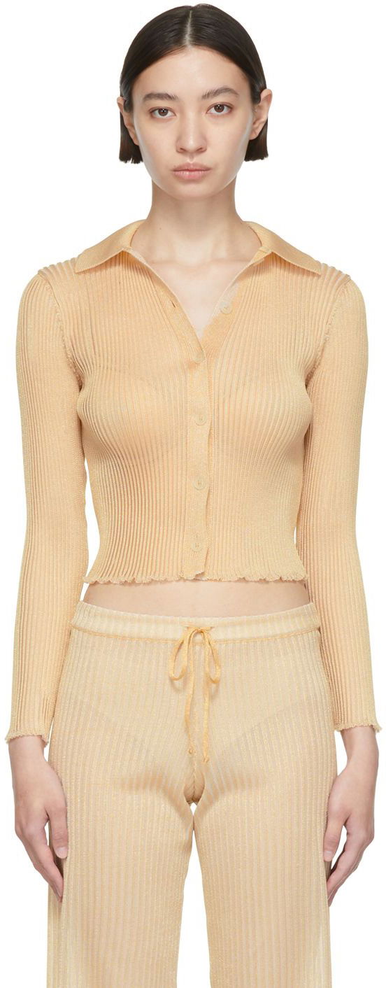 Sveter OUR LEGACY Our Legacy Mazzy Polo Top Žltá | W2223MSG, 0