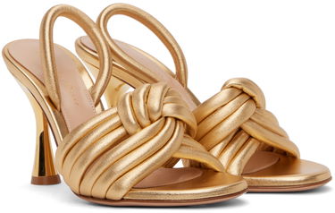 Tenisky a topánky Gianvito Rossi Ottavia Heeled Sandals Metalická | G32458.95LAC.NPS, 3
