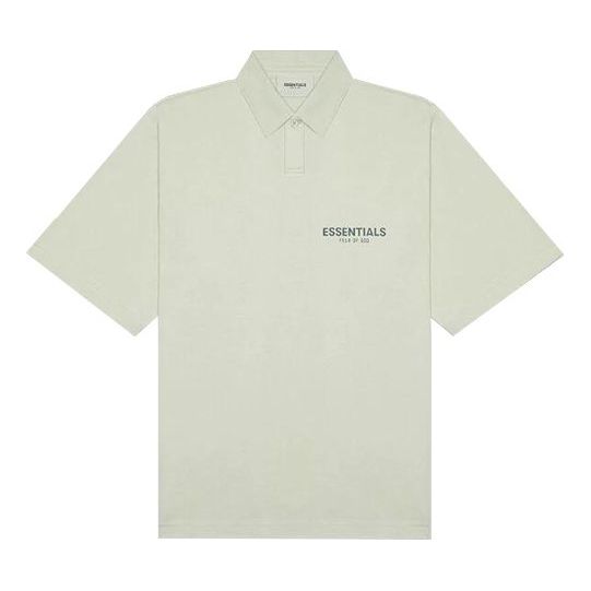 Polo tričko Fear of God Essentials Polo Shirt Zelené | FOG-FW20-307