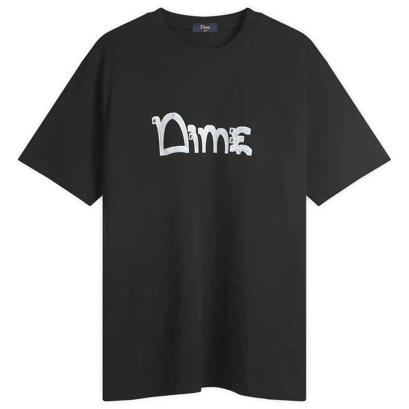 【DIME】 Icy Cursive T-Shirt Black Dime Icy Cursive T-Shirt - Black | Flatspot