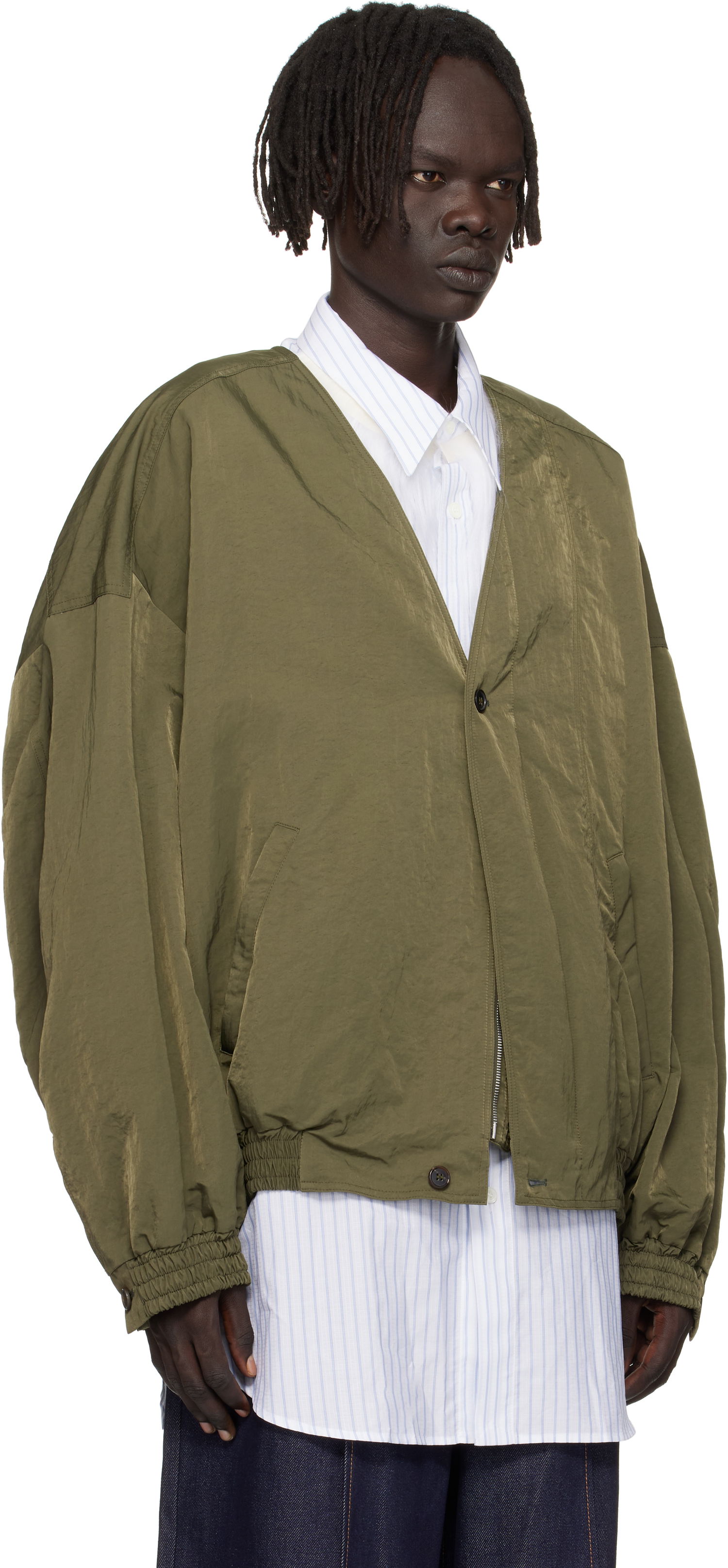 Bomber bunda HED MAYNER Hed Mayner Bomber Jacket Zelené | HMMB10028A-HB219, 1