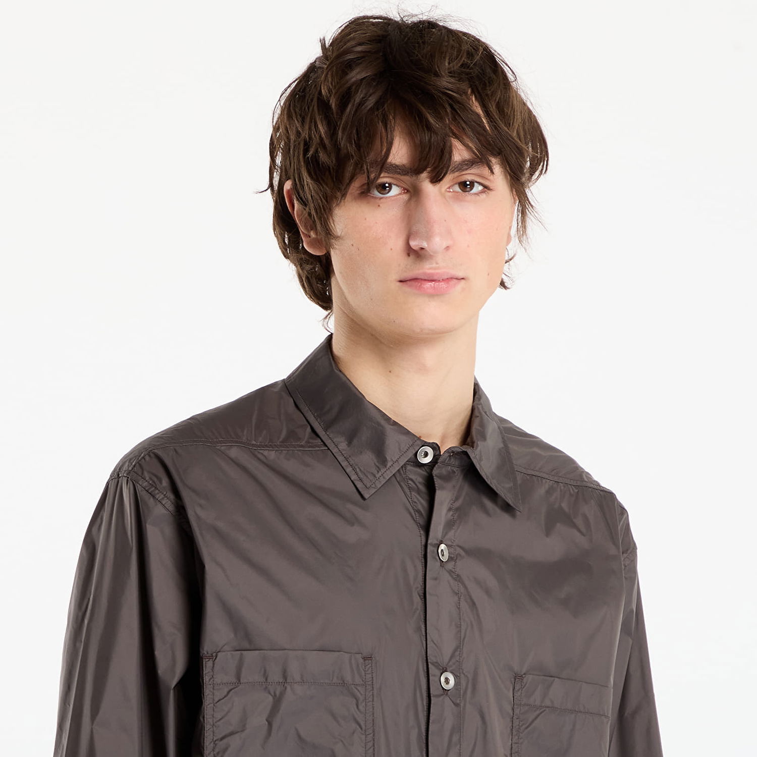 Košeľa Rick Owens Rick Owens DRKSHDW Jumbo Outershirt Šedá | DU02E7299 NP 94, 1