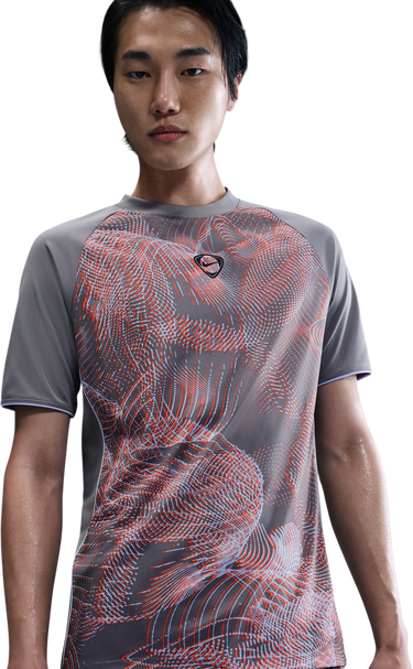 Tričko Nike Nike DF ACD+ AOP Short Sleeve Graphic Top Šedá | hv1824-635, 2