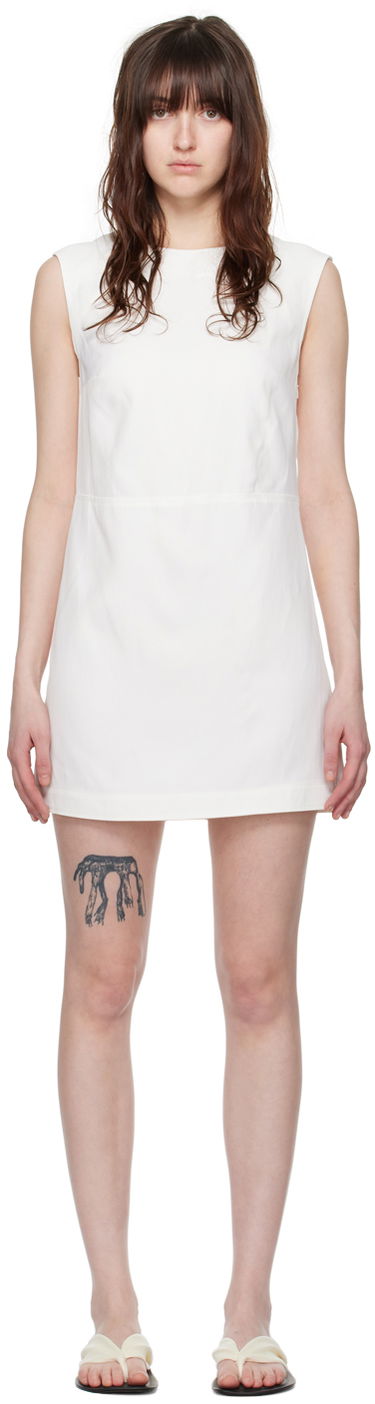 Šaty Loulou de Saison Loulou de Saison Hoya Minidress Biela | HOYA, 0