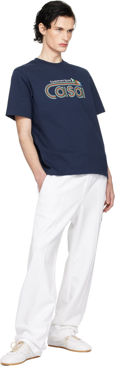 Tričko Casablanca Navy 'Equipement Sportif' Graphic T-Shirt Navy | MPS25-JTS-001-02, 3