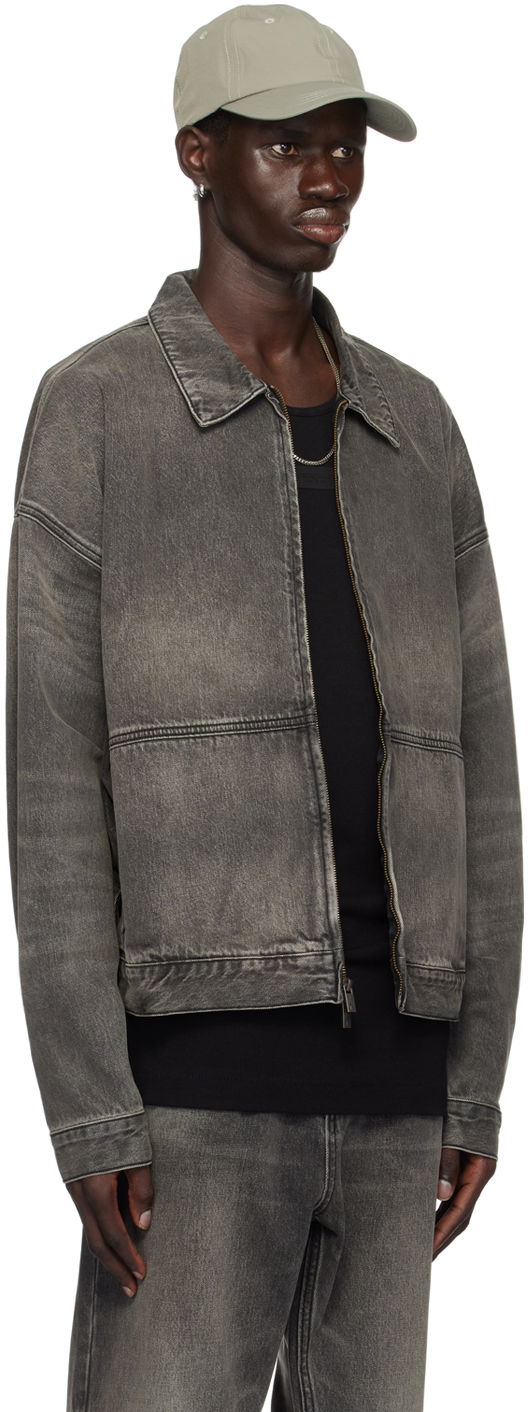 Bunda Fear of God Essentials Denim Trucker Jacket Šedá | 202BT244270F, 1
