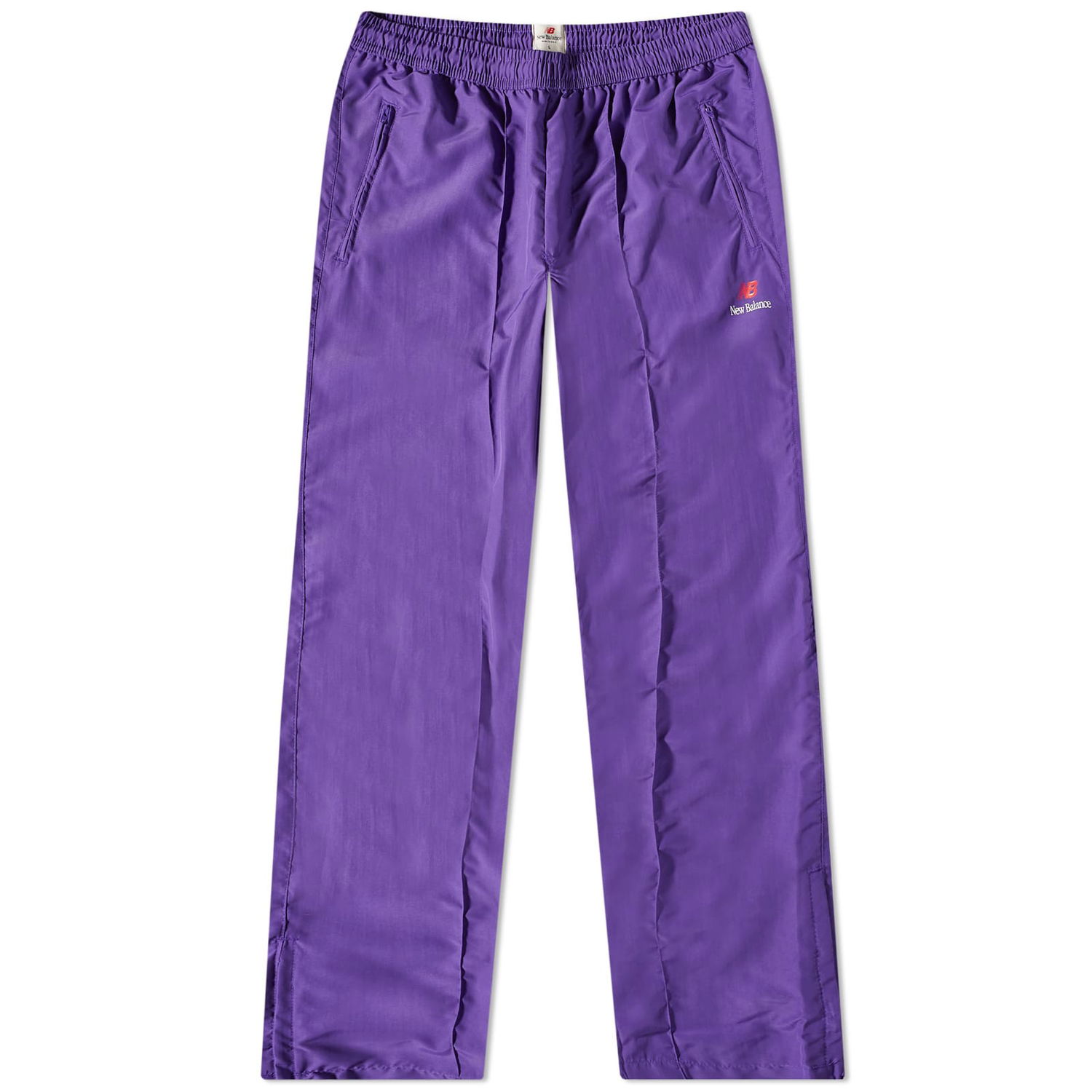 Nohavice New Balance Made in USA Woven Pant Fialová | MP31541-PRP, 0