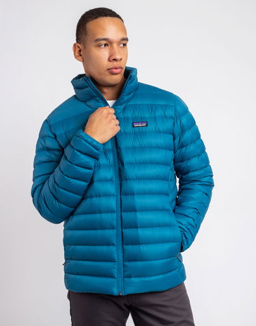 Prešívaná bunda Patagonia Down Sweater Modrá | 84675, 0