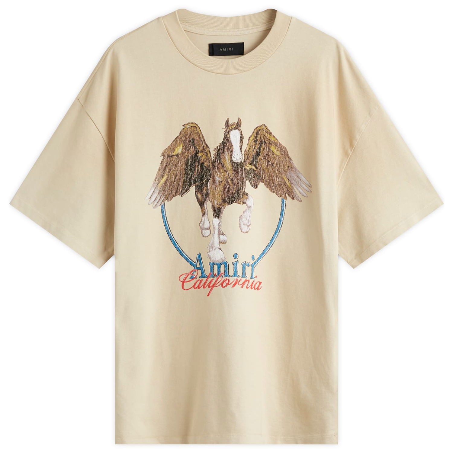 Tričko AMIRI Vintage Wash Pegasus Graphic T-Shirt Béžová | AMJYTE1130-271, 0