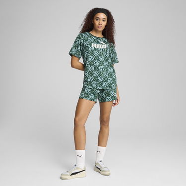 Tričko Puma ESS Graphic Loose Fit T-Shirt Zelené | 685070_30, 2