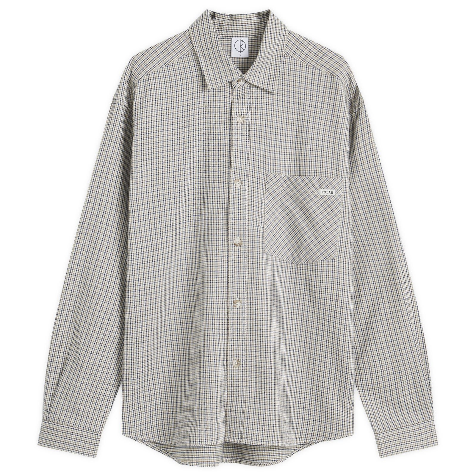 Mitchell Check Long Sleeve Shirt Creme