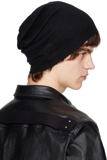 Kulicha Rick Owens Rick Owens Hollywood Medium Beanie Čierna | RU01E5494 WS, 2