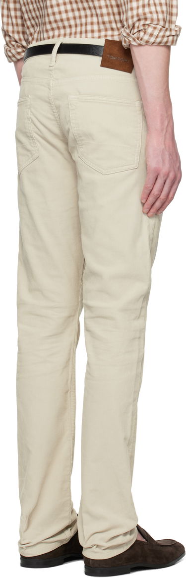 Džínsy Tom Ford TOM FORD Micro Cord Slim Fit Jeans Béžová | DPH001-DMC033F23, 2