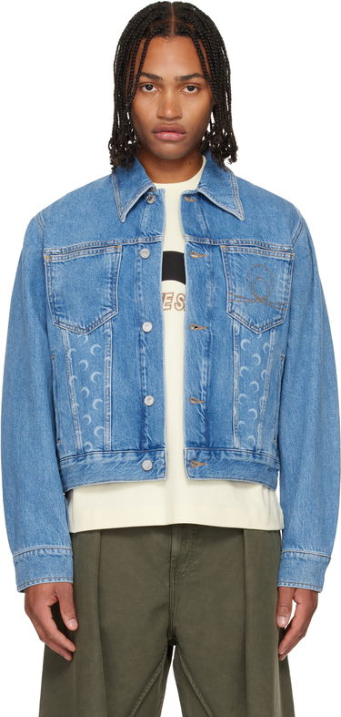 Bunda Marine Serre Moon Laser Denim Jacket Modrá | MJA063BCDEN0002, 0