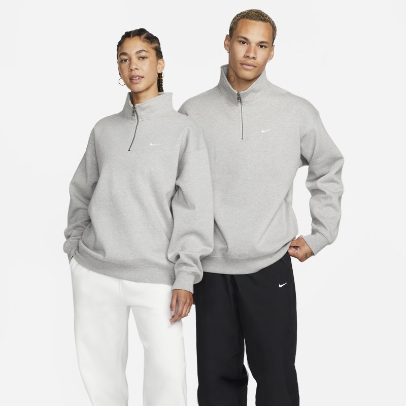 Mikina Nike SOLO SWOOSH 1/4-Zip Top Šedá | DQ5209-063, 1