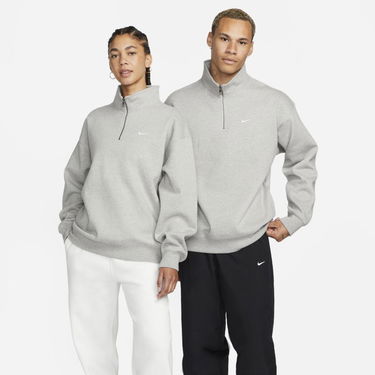 Mikina Nike SOLO SWOOSH 1/4-Zip Top Šedá | DQ5209-063, 1