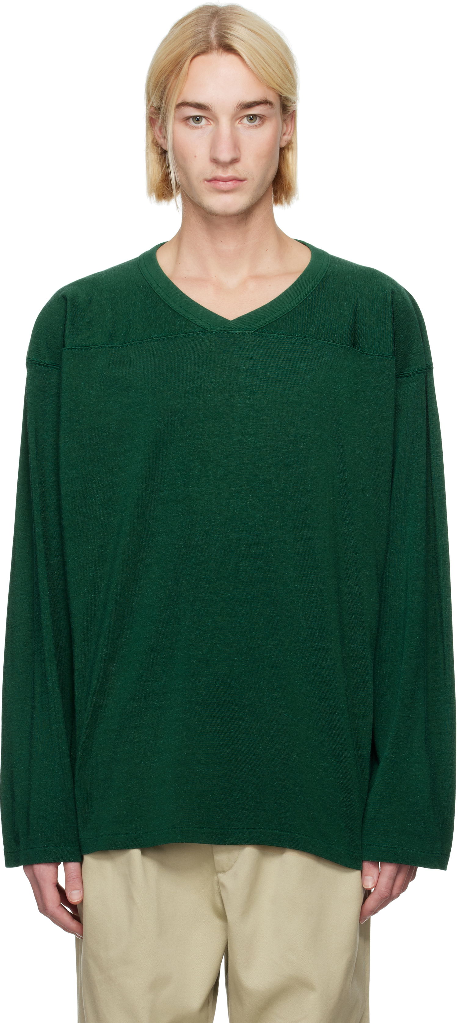 Tričko NANAMICA Midshipman Athletic Jersey T-shirt Zelené | S24FH010U, 0