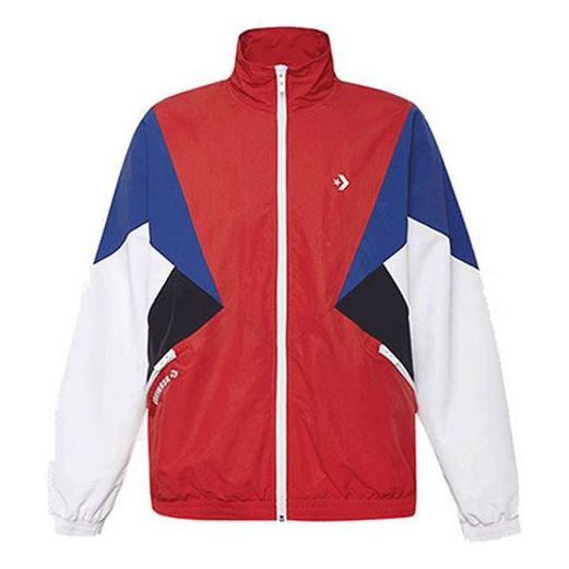 Vetrovka Converse Classic Colorblock Woven Jacket Červená | 10018363-A01, 0