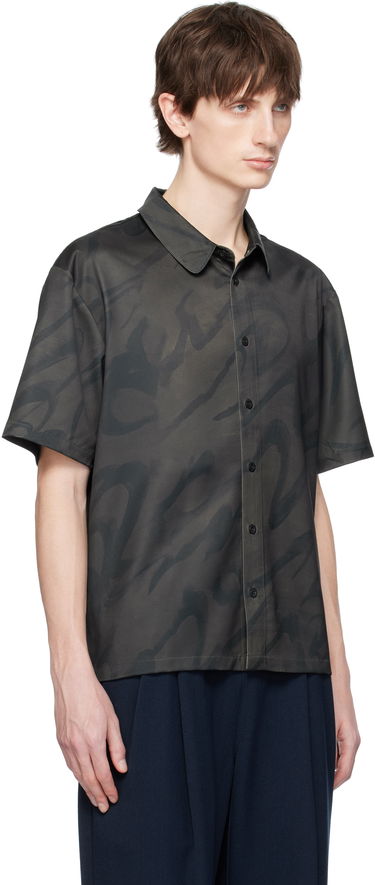 Košeľa Dime Dime Chilling Satin Shirt Zelené | DIMESP259BLK, 1