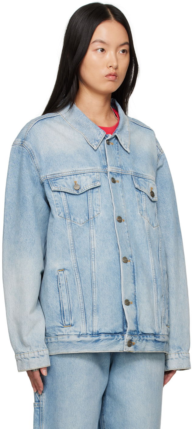 Bunda Marc Jacobs Marc Jacobs 'The Denim Trucker' Jacket Modrá | 2P3RJC009D01, 1