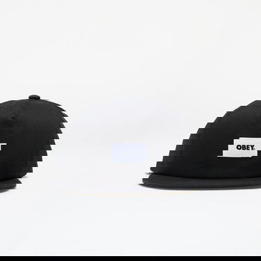 Šiltovka OBEY Bold Label Organic Strapback II Black Universal Čierna | 100490095-BLK, 0