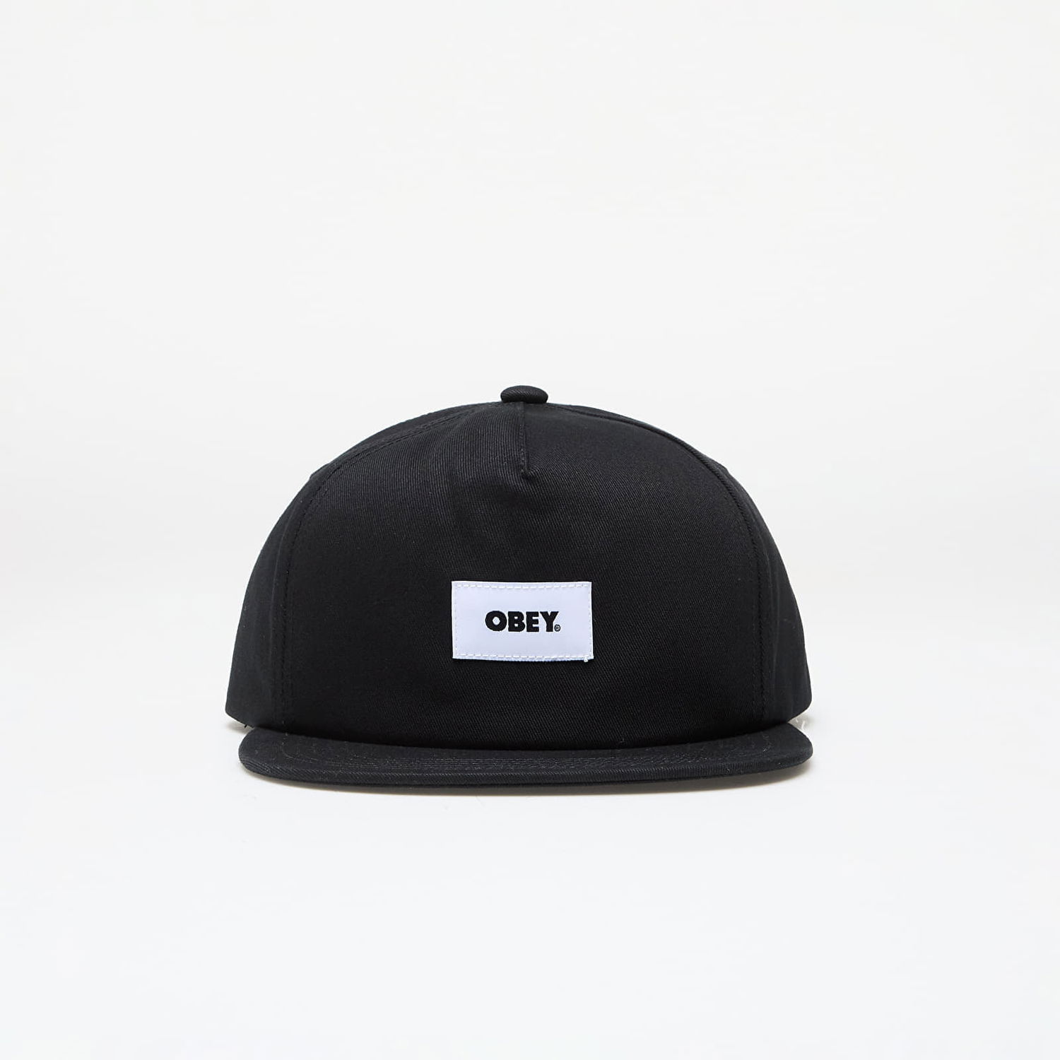Šiltovka OBEY Bold Label Organic Strapback II Black Universal Čierna | 100490095-BLK, 0