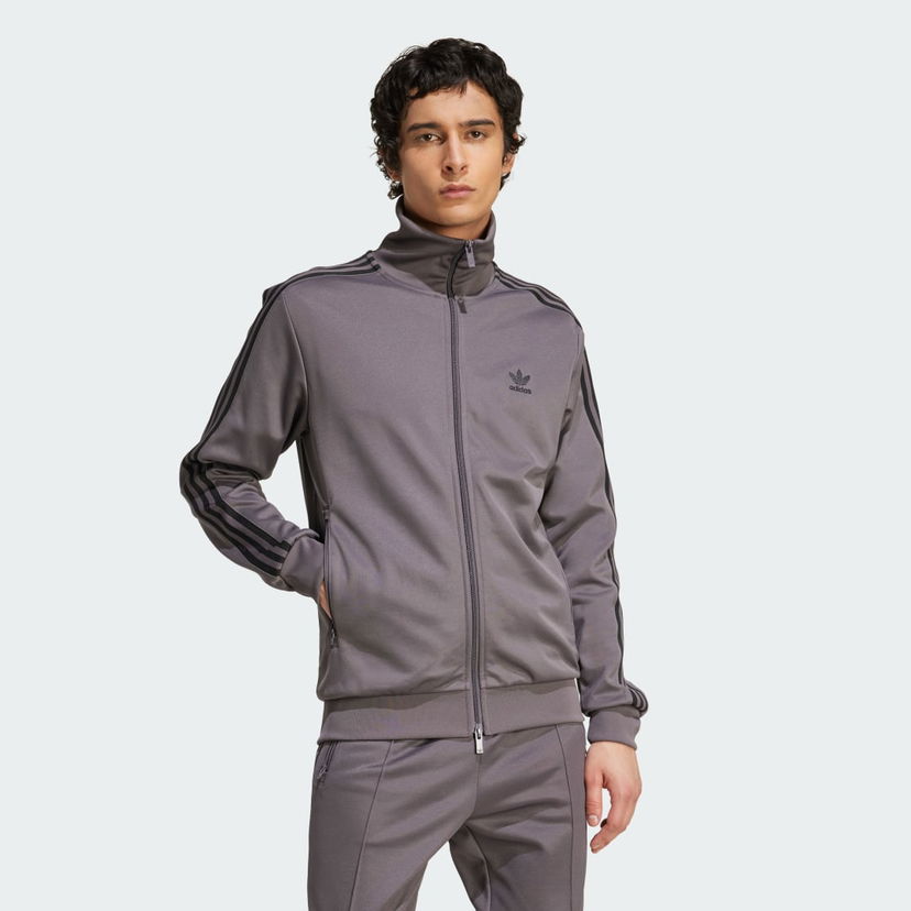 Bunda adidas Performance Adicolor Classics Track Jacket Šedá | JY1281