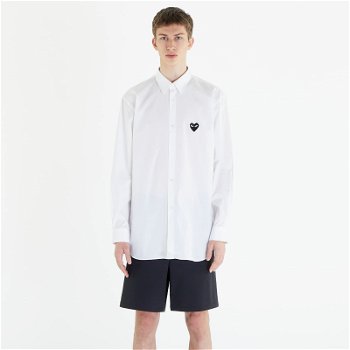 Comme des Garçons PLAY Heart Logo Shirt UNISEX White AZB004 white
