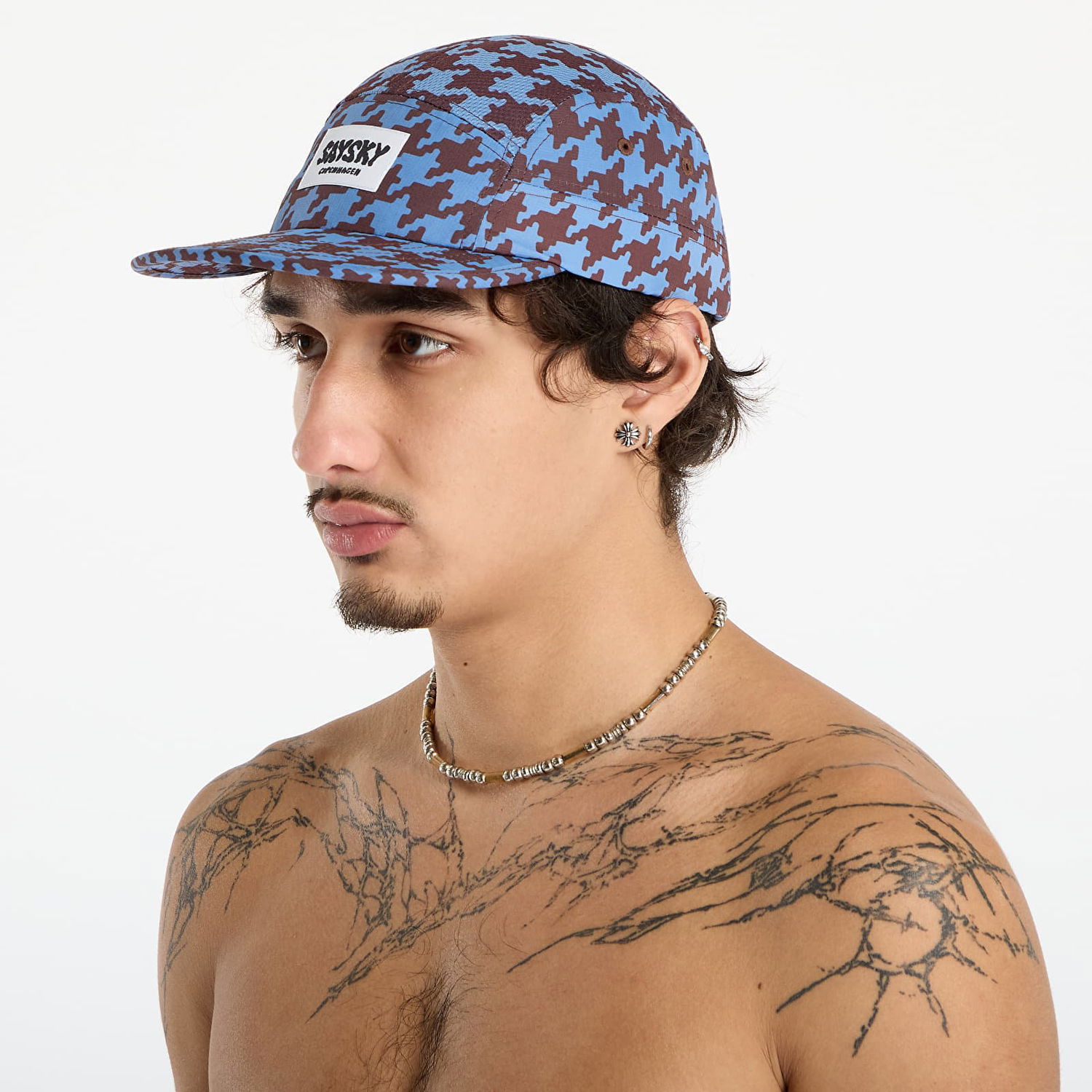 Šiltovka Saysky Combat Houndstooth Print Universal Fit 5-Panel Cap Rôznofarebný | OUACA101C1047, 1