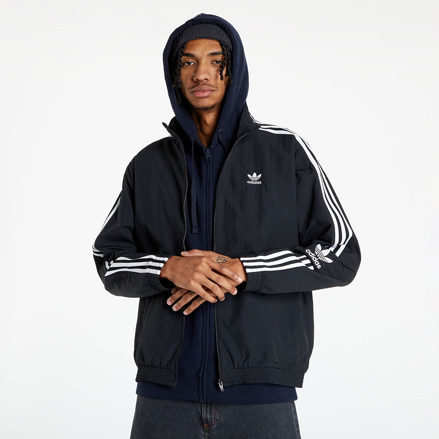 Vetrovka adidas Originals Lock Up TT Čierna | H41391, 0