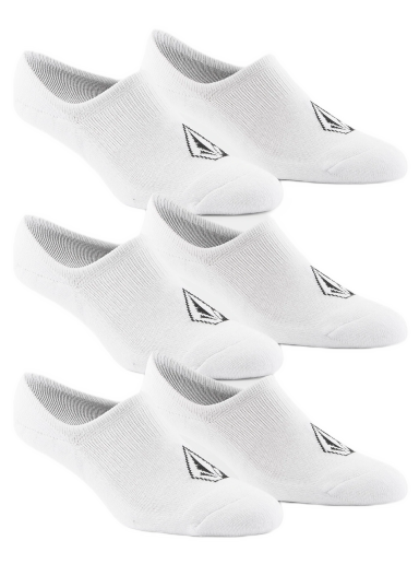 Ponožky Volcom No Show Stone Socks Biela | D6302005-WHT