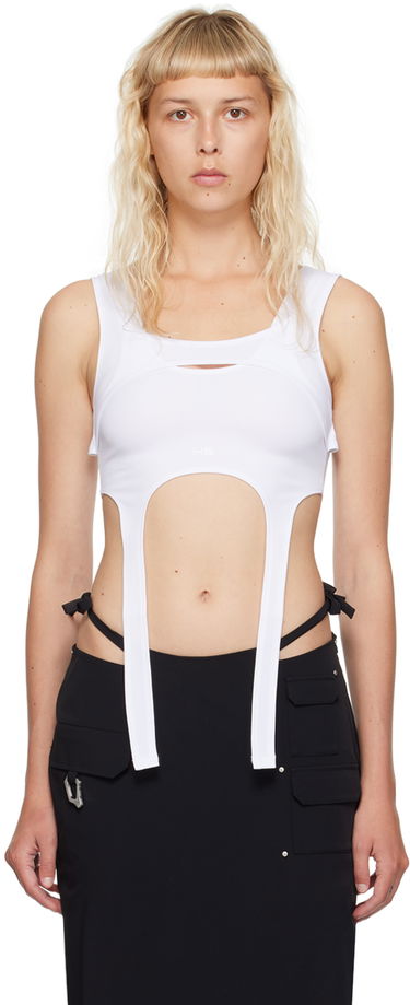 Tielko HELIOT EMIL Harness Tank Top Biela | HE_W_13_005_P03_WHT02, 0
