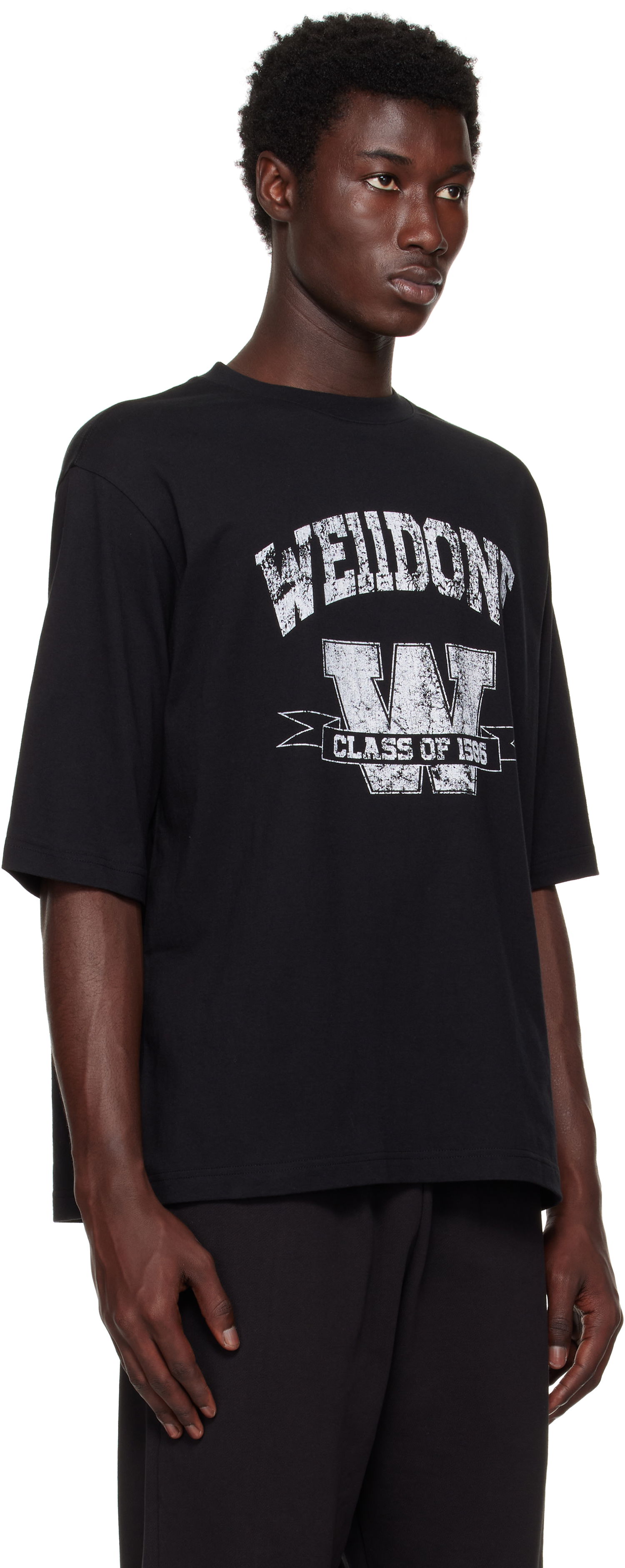 Tričko We11done We11done Printed University T-Shirt Čierna | WD-TT2-25-743-U-BK, 1