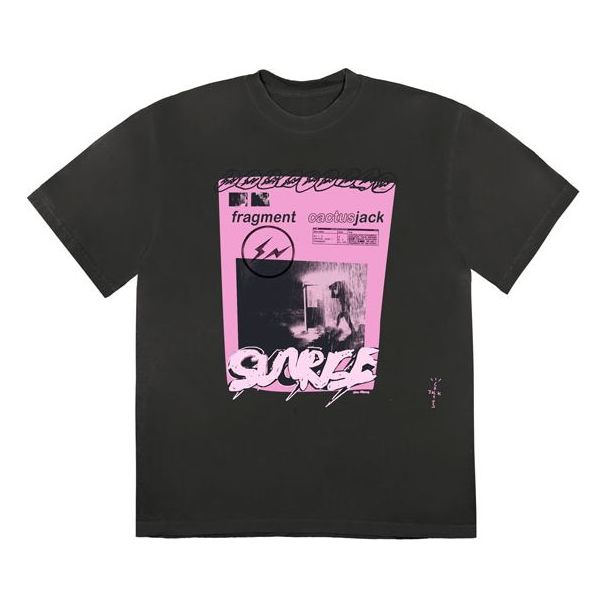 Tričko Cactus Jack by Travis Scott Travis Scott Cactus Jack x Fragment Sunrise T-Shirt Čierna | CJFN-SS29, 0