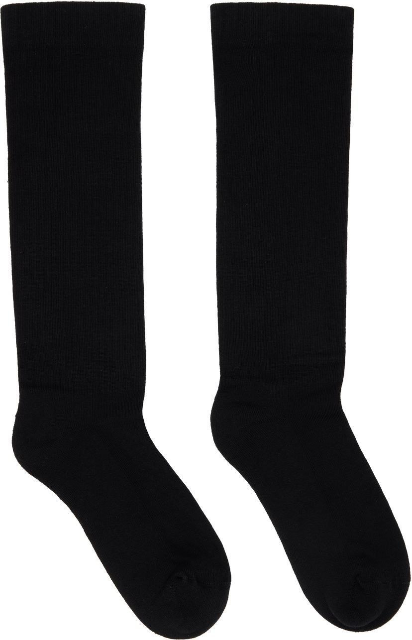 Ponožky Rick Owens DRKSHDW Concordians Pentagram Knee High Socks Čierna | DA02E7468 SOCKC
