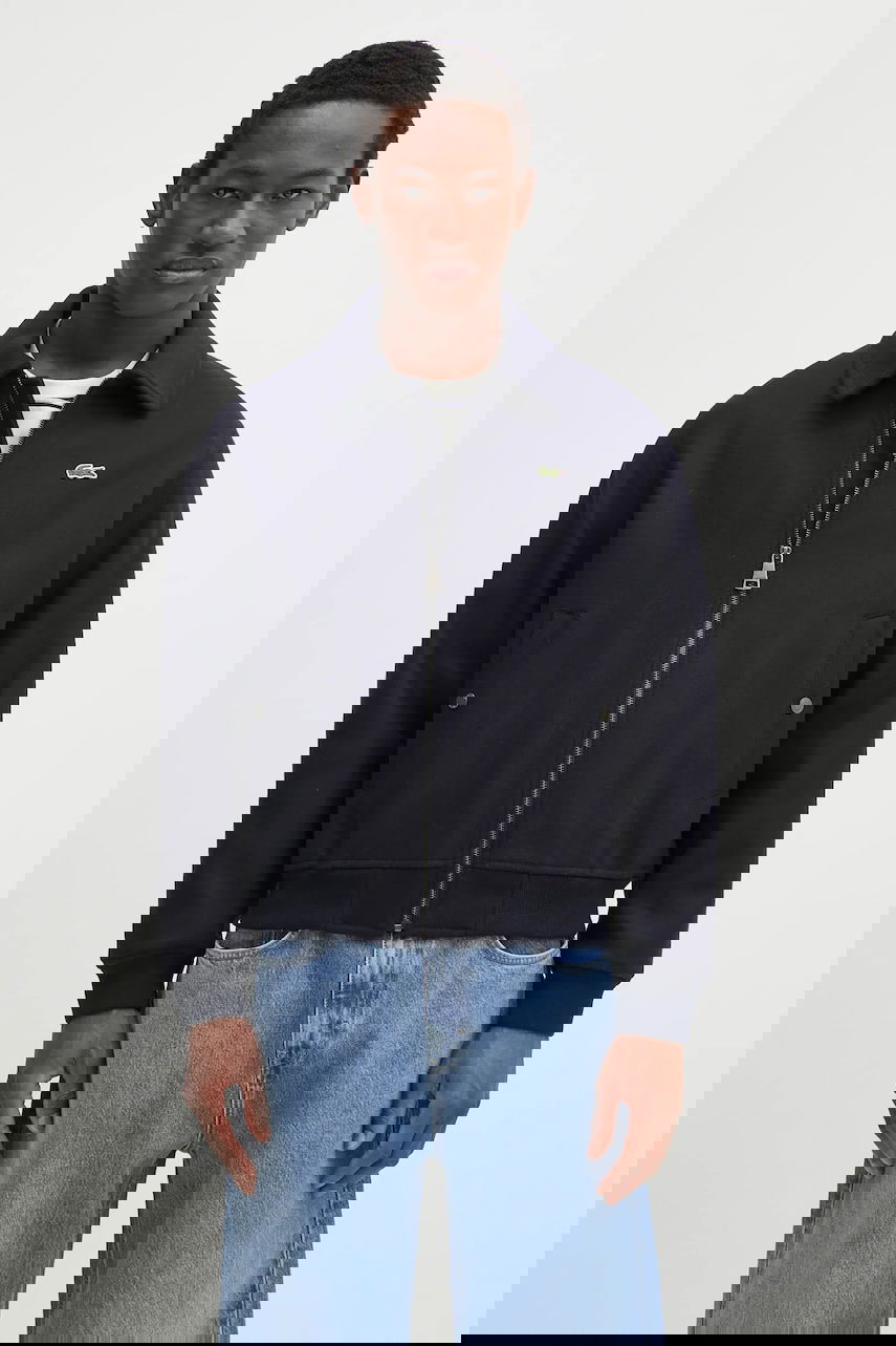 Bomber bunda Lacoste Wool Transitional Oversize Bomber Jacket Navy | BH2888, 0