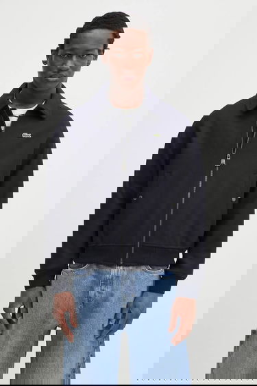 Bomber bunda Lacoste Wool Transitional Oversize Bomber Jacket Navy | BH2888, 0