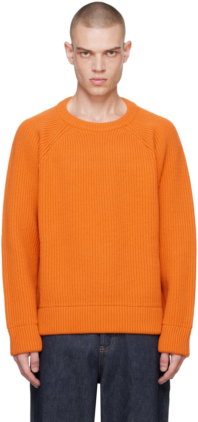 Sveter Valentino Orange Crewneck Sweater Oranžová | 5V0KC31CAGY, 0