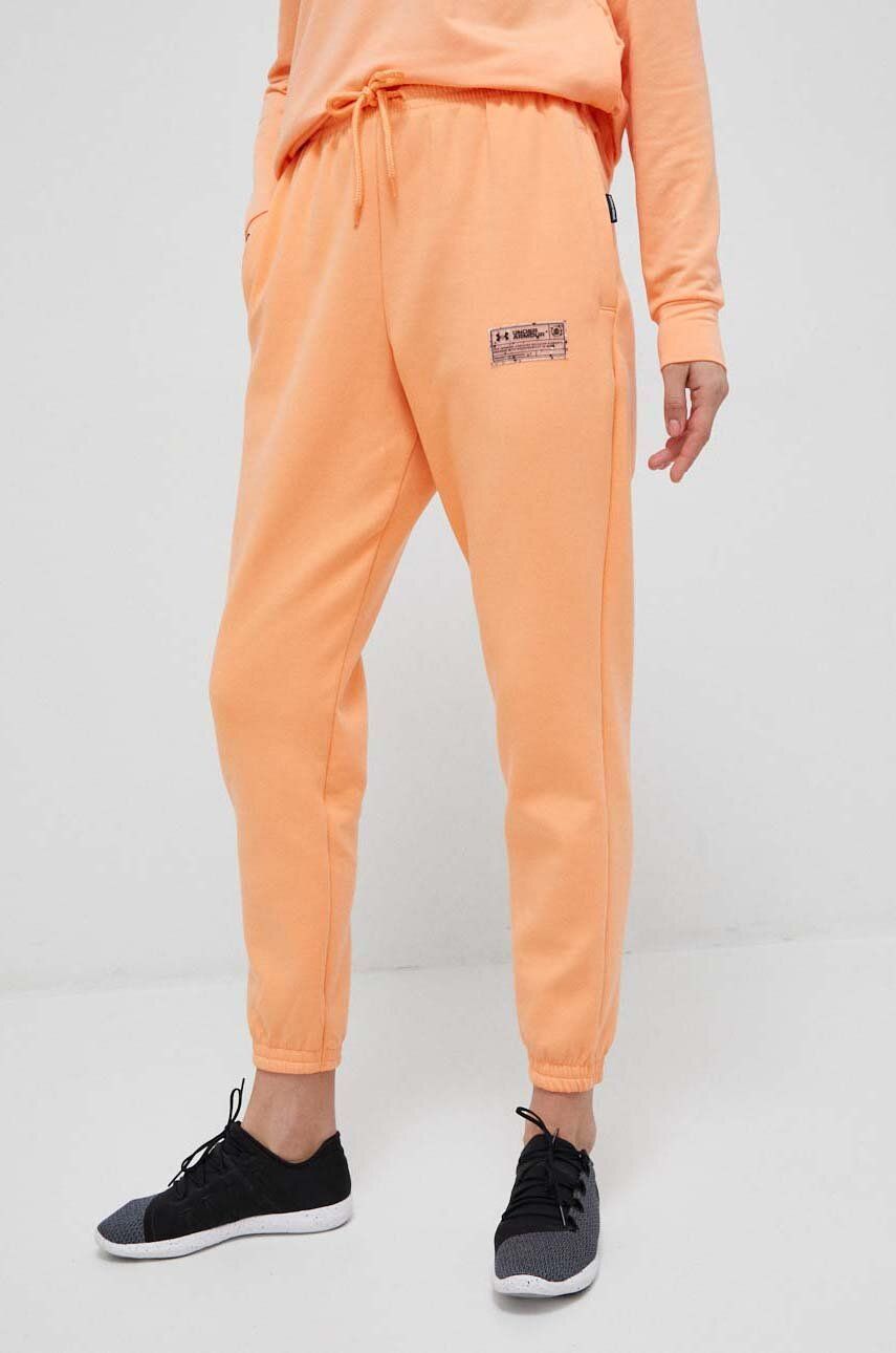 Tepláky Under Armour Summer Knit Joggers Oranžová | 1377175.D, 0