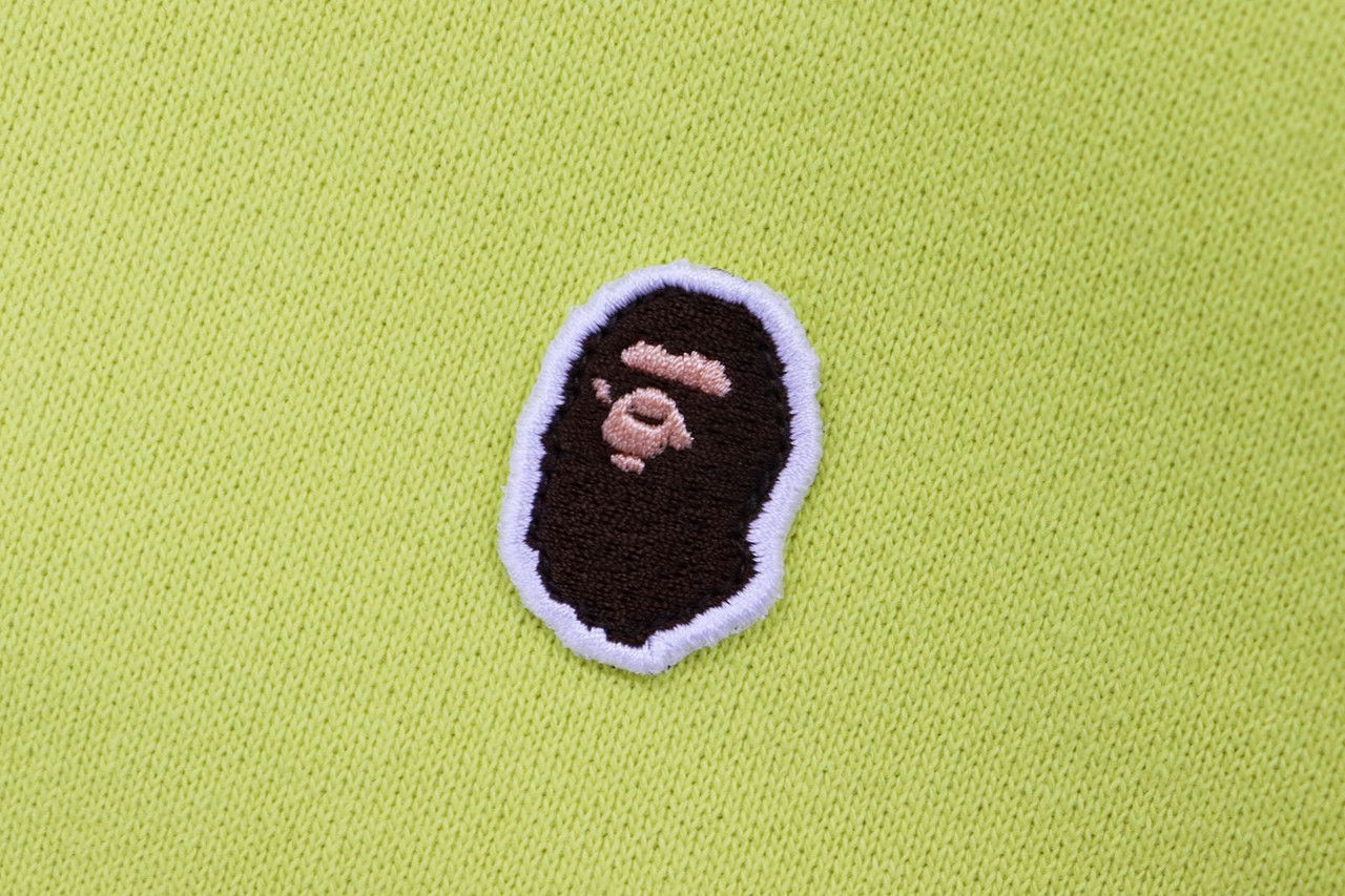 Mikina BAPE Bape Ape Head Point Relaxed Fit Pullover Hoodie Yellow Žltá | 001PPH701007M-YEL, 1