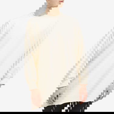 Sveter Rick Owens Rick Owens Tommy Long Sleeve Heavy Jersey T-Shirt Béžová | RU01E5276-BA-21, 2