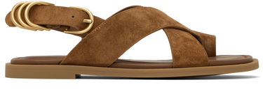 Doplnky rag & bone rag & bone Gia Suede Crossover Sandals Hnedá | WFF25SF1004SU04, 0