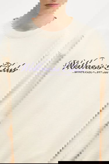 Mikina Sporty & Rich Sporty & Rich Wellness Club Embroidered Sweatshirt Béžová | ST071620081CR01, 6