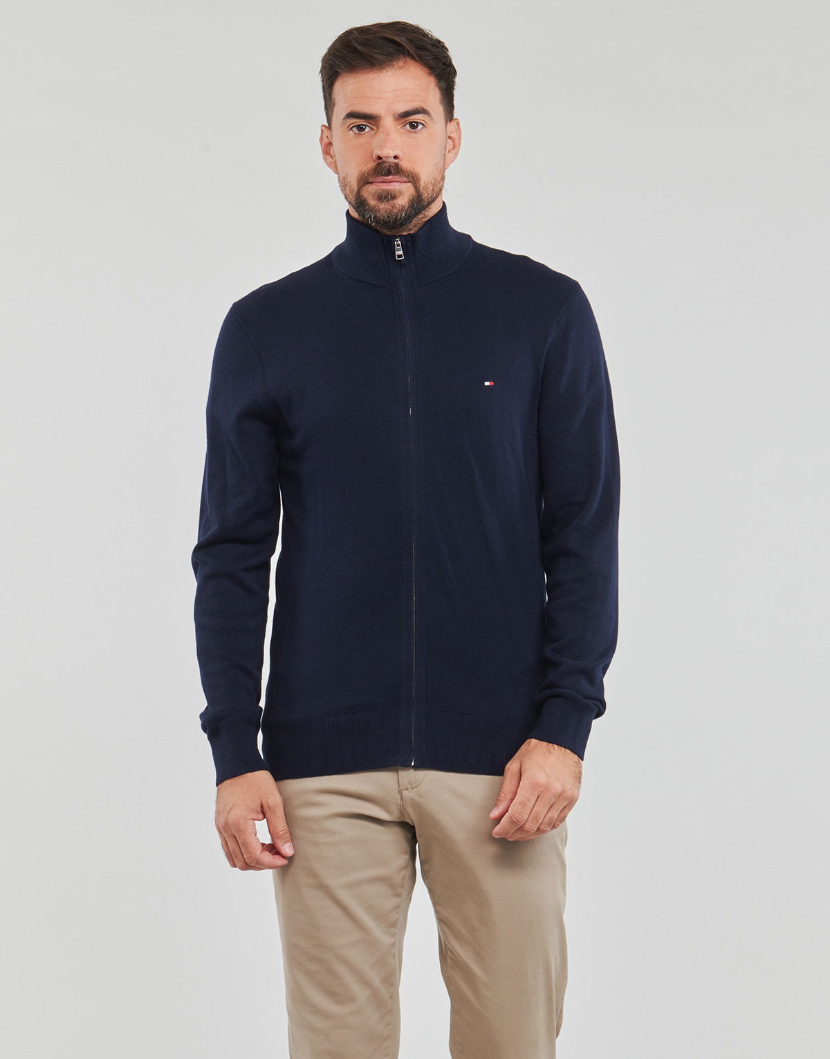 PIMA ORG CTN CASHMERE ZIP THRU