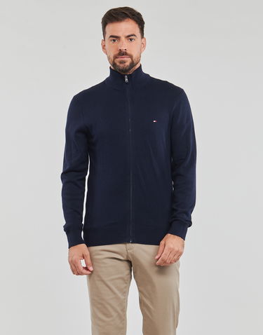 Sveter Tommy Hilfiger PIMA ORG CTN CASHMERE ZIP THRU Navy | MW0MW28050-DW5, 1