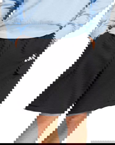 Šortky adidas Originals Essentials Feelcozy Fleece Cargo Shorts Čierna | je3869, 1
