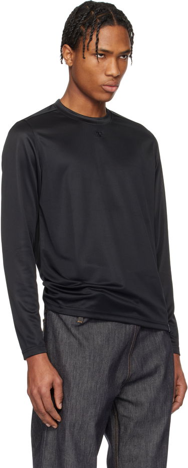 Tričko Courrèges Courrèges Football Jersey T-Shirt Čierna | 125JTS022JS0195, 1